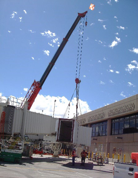 Airport terminal construction